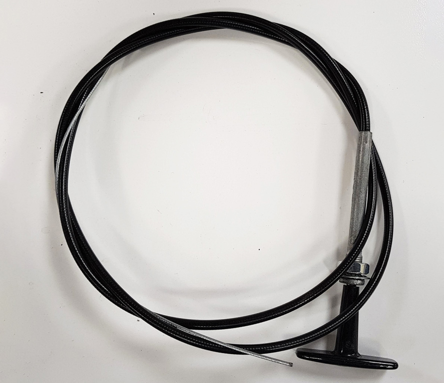 Midget Bonnet Release Cable (T Handle) (1962-1980) - Image 2