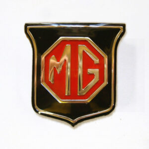 MGB/ Midget Front Grille Badge - red & black
