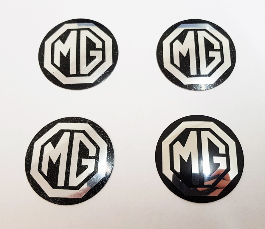 MGB/ MGB GT Rostyle Wheel Centre Cap Badges (Set of 4)