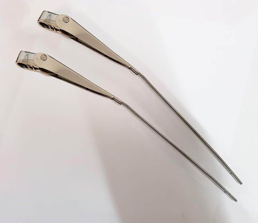 MGB GT Stainless Steel Wiper Arms (pair) (Wide Fitting 1969-1972)