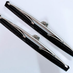 Midget 9" Stainless Steel Wiper Blades (Pair) (Spoon Fitting)