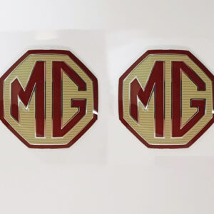 Pair of Original MG Badge Inserts (54mm) (various Modern MGs)