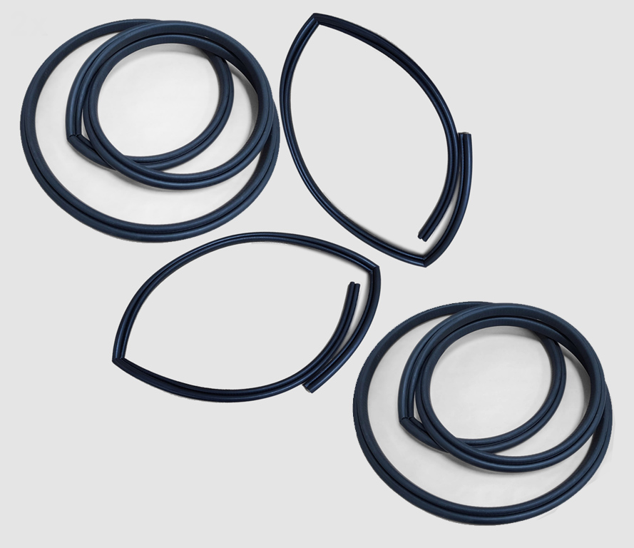 MGB GT MOULDED DOOR & REAR QUARTERLIGHT SEAL SET
