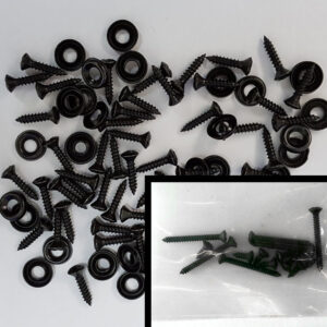 MGB GT Trim Panel Screw & Washer Kit (Black) (All MGB GT's)