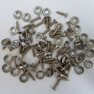 MGB Trim Panel Screw & Washer Kit (Silver) (All MGB's)