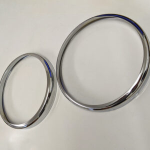 MGB/ MGB GT Chrome Headlamp Rim/ Finisher Set (2 Rims) 57H5296P