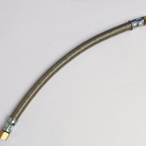 MGB/ MGB GT Braided Oil Gauge Hose (Engine Block to Bulkhead) - AHH6554