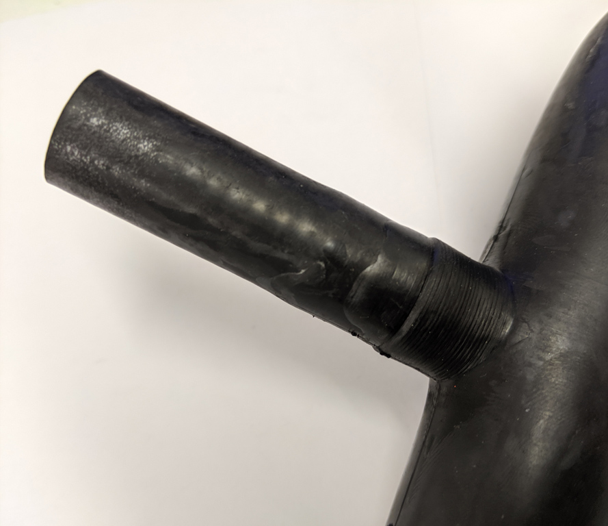 Midget Bottom Radiator Hose (Early 1275 Cross Flow Radiators) GRH510