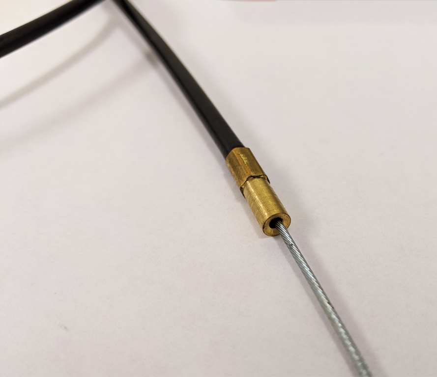 MGB/ MGB GT Accelerator Cable (Chrome bumper Cars) AHH8462