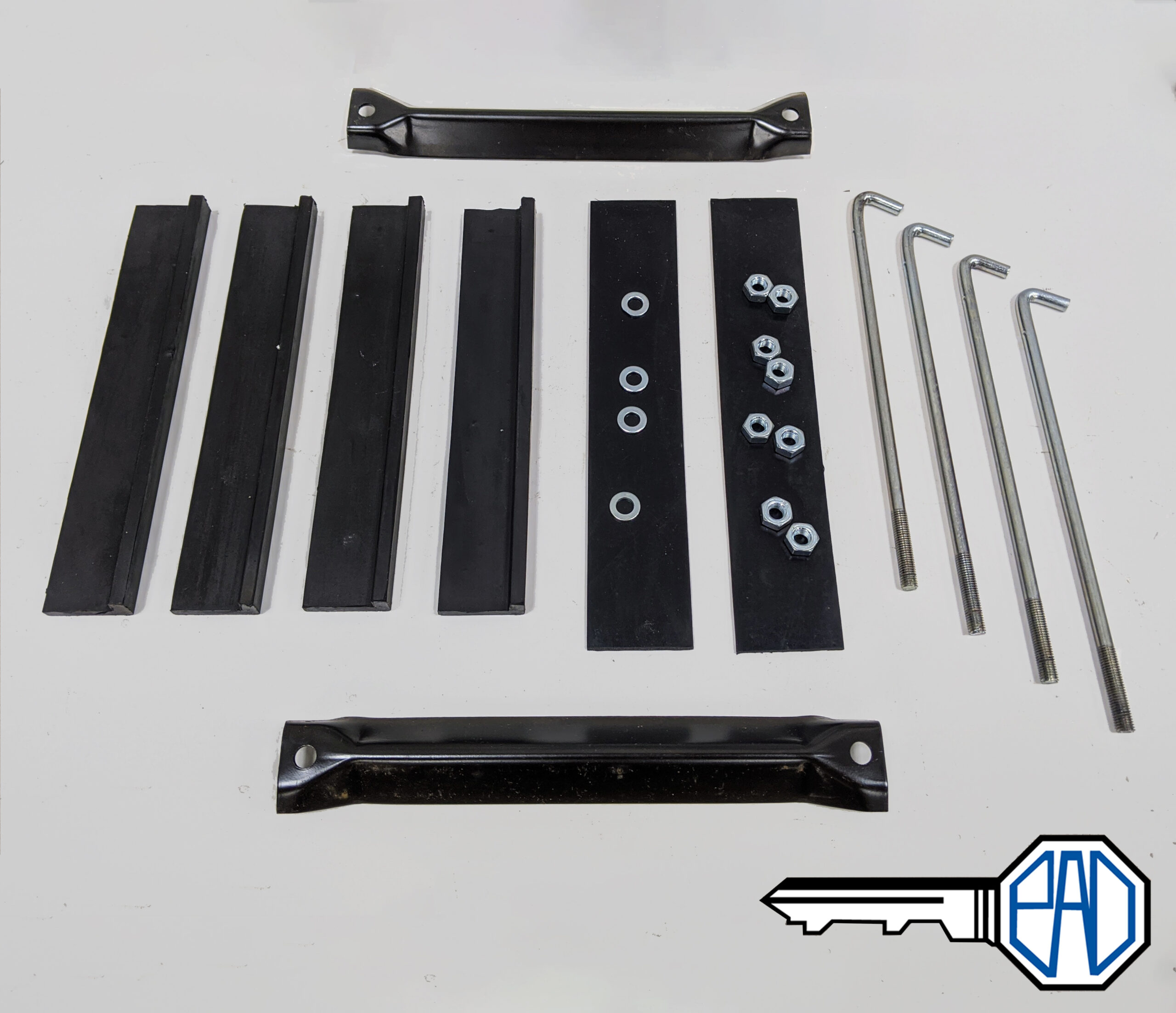 MG MGB, MGB GT 6 Volt Battery Clamp, Fixing Kit AHH6353K x 2