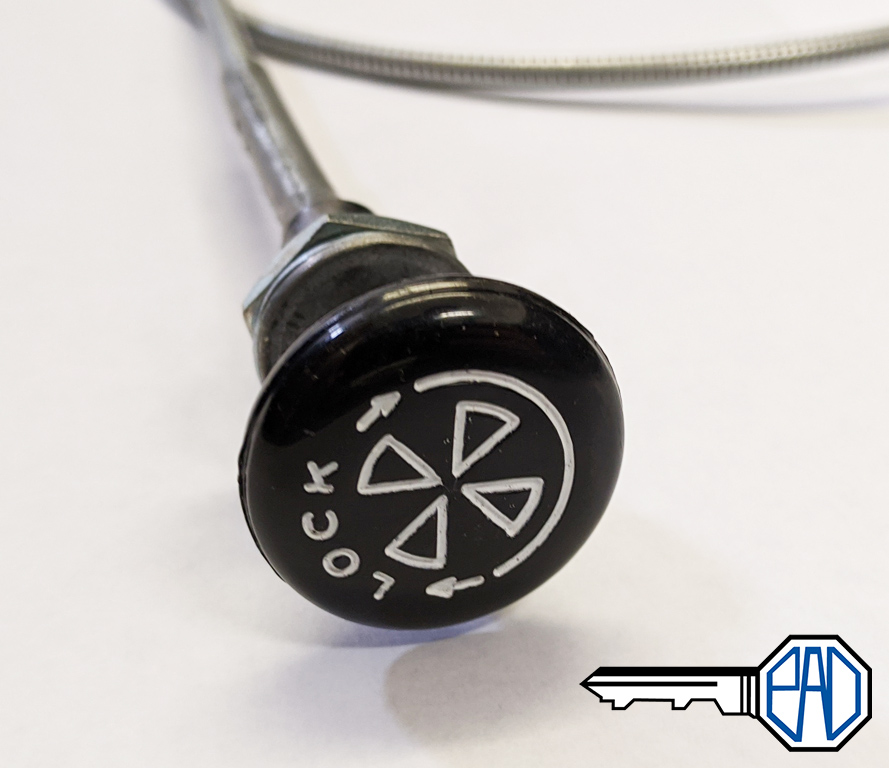 MG MGB / MGB GT Choke Cable, Turn & Lock Type, BHH653