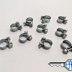 13mm-15mm Adjustable Hose Clip, Jubilee Clip, Set of 10 GGT1115X