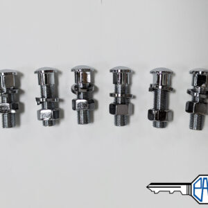 MGB, MGB GT Chrome Bumper Bolt Set - 24G625K