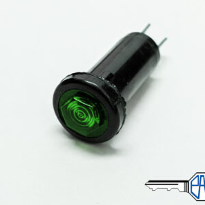 MGB, Midget, MGC Green Indicator Warning Lamp - Black Rim - AAU4824Z
