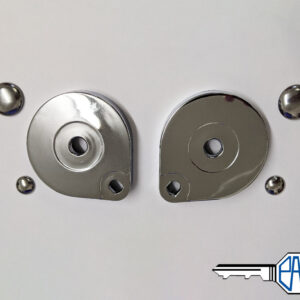 MGB GT Tailgate Stay Covers & Caps (Pair) (AHH7899/ AHH7578/9)