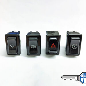Midget Wiper/ Headlamp/ Dash Light / Hazard Switch Set - BHA51MK
