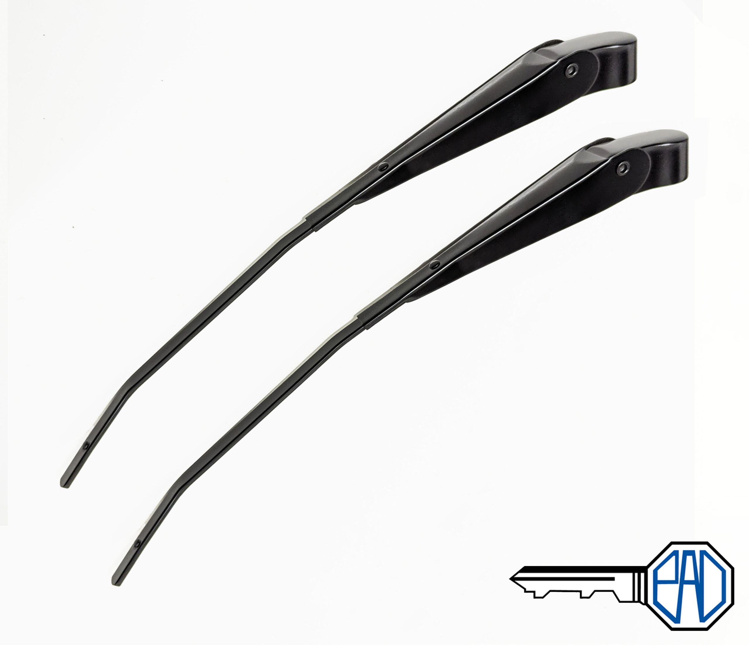 MGB Roadster Black Wiper Arms - Pair - (Wide Fitting 7mm) - BHA5201P