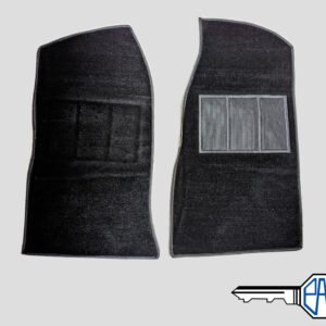 MGB/ MGB GT 3 Syncro Footwell Carpet Set - Black - XPA6671P / CSA4006/7