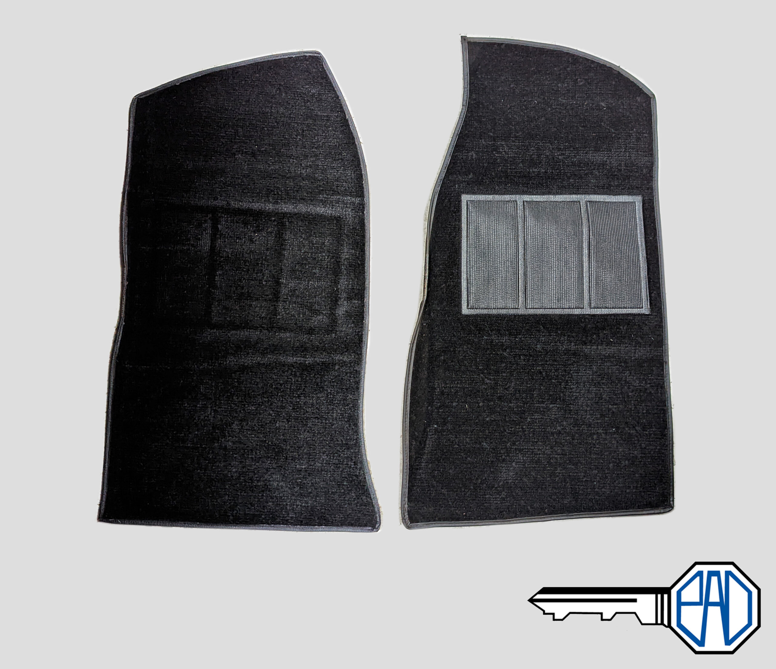 MGB/ MGB GT 3 Syncro Footwell Carpet Set - Black - XPA6671P / CSA4006/7
